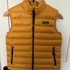 Patagonia Mustard Yellow Puffer Vest